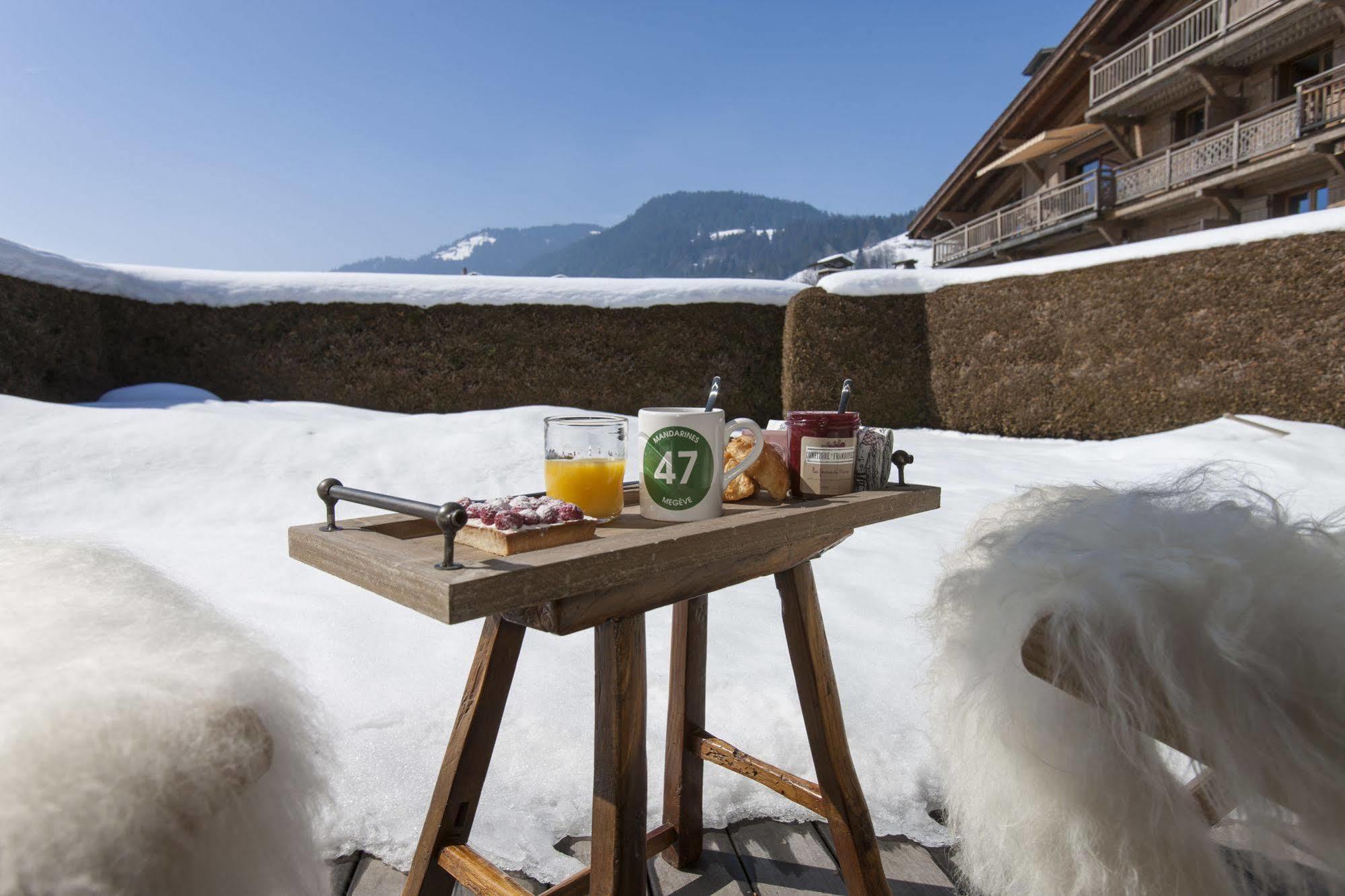 Appartement Flocon De Nell Megève Eksteriør billede